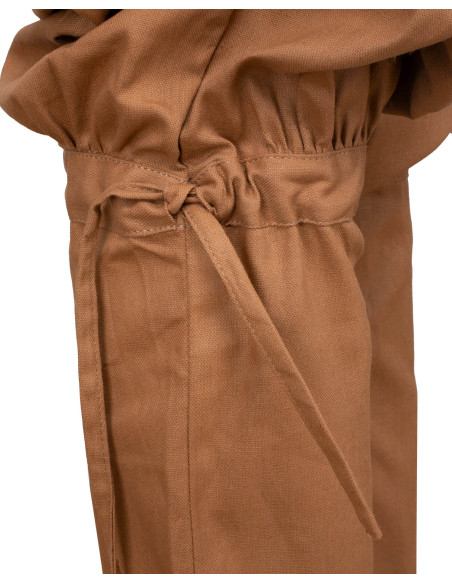 Calças vikings de tecido modelo...