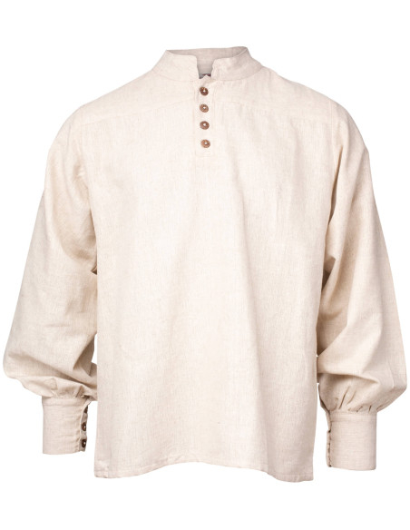 Camisa medieval de linho modelo...