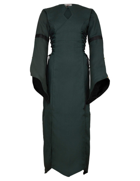 Vestido medieval de algodão modelo...