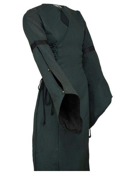 Vestido medieval de algodão modelo...