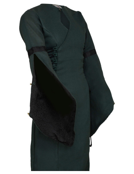 Vestido medieval de algodão modelo...