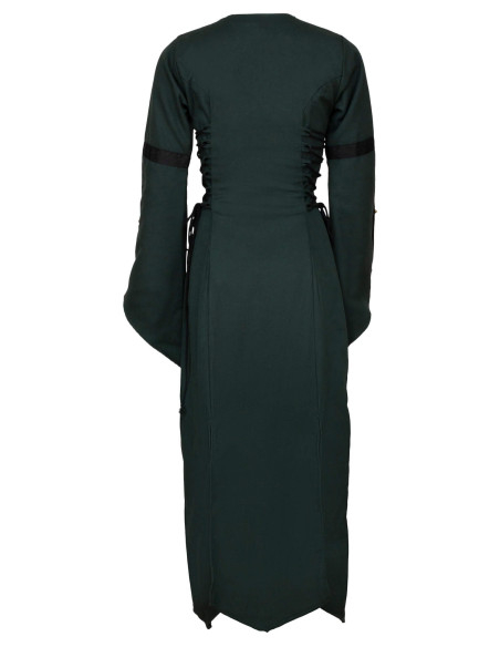 Vestido medieval de algodão modelo...