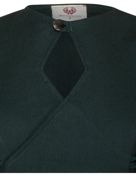 Vestido medieval de algodão modelo...