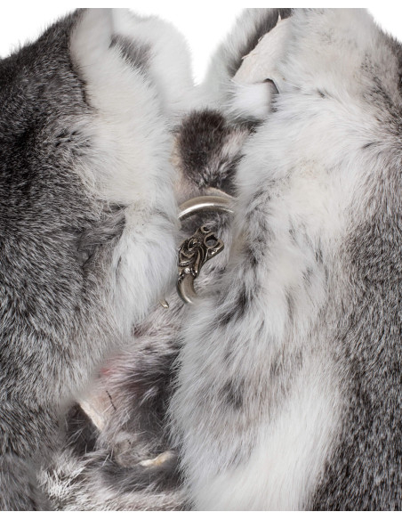 Cobre ombros de couro, modelo Chinchilla