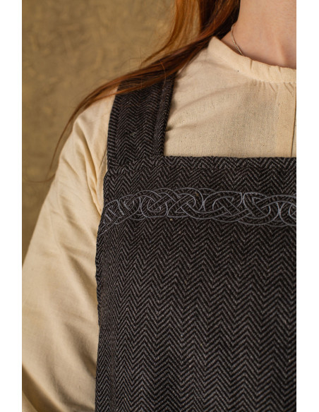 Vestido avental viking modelo Alva...