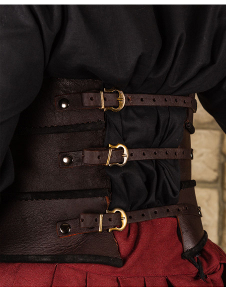 Corselete medieval de couro modelo...