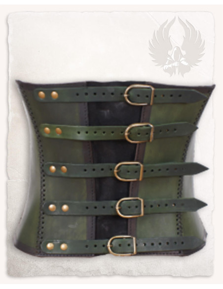 Sutiã medieval de couro modelo Dunja,...