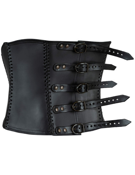 Sutiã medieval de couro modelo Dunja,...