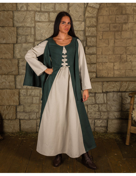 Vestido medieval modelo Jasione, cor...