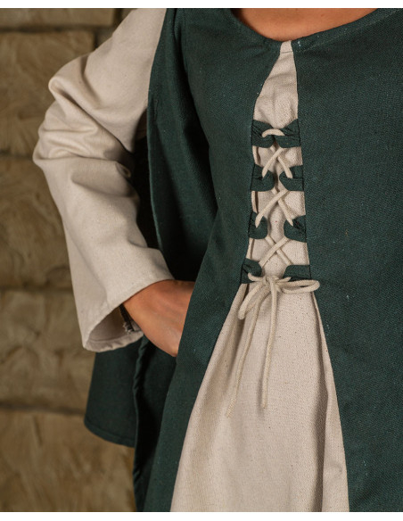 Vestido medieval modelo Jasione, cor...