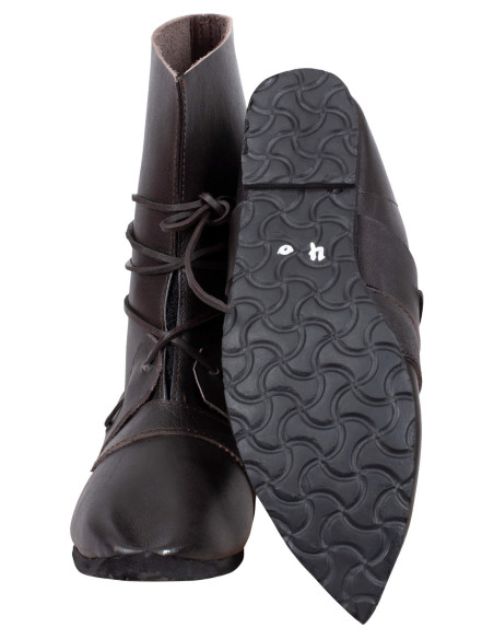 Botas medievais de couro modelo...