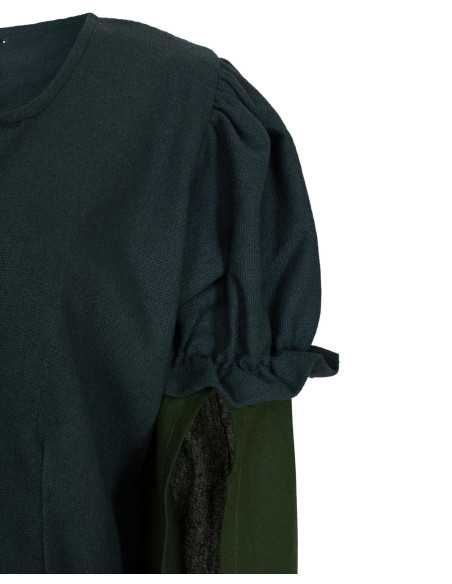 Vestido medieval de algodão modelo...