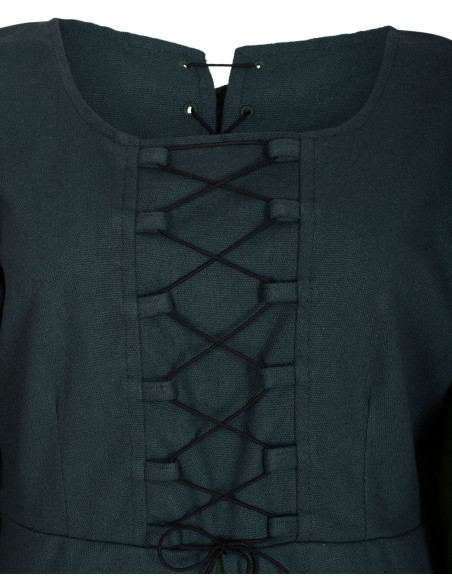 Vestido medieval de algodão modelo...