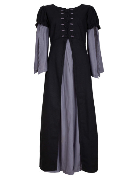 Vestido medieval de algodão modelo...