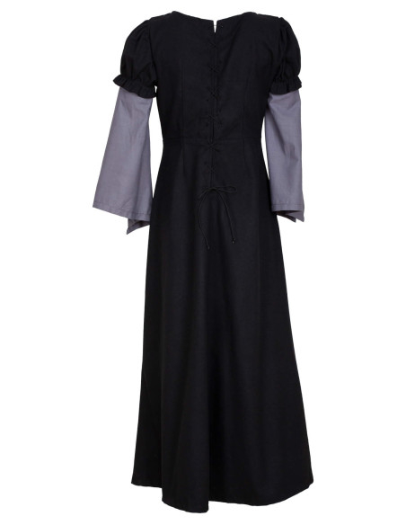 Vestido medieval de algodão modelo...