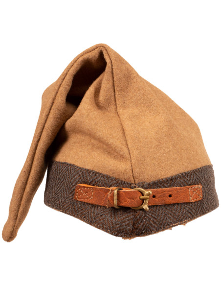 Gorro medieval de lã modelo Toki, cor...