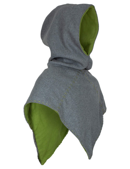 Gugel medieval de lã modelo Halaif,...