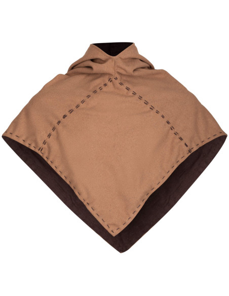 Gugel medieval de lã modelo Halaif,...