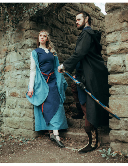 Casaco medieval de algodão modelo...