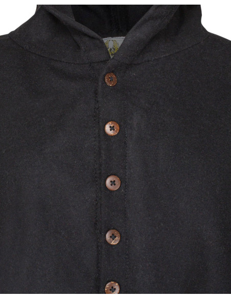 Capuz medieval de lã modelo Notker,...