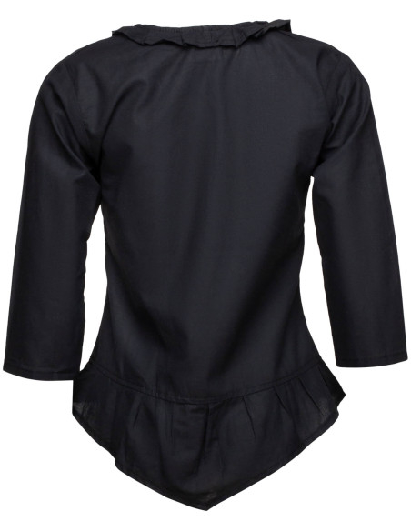 Blusa medieval de algodão modelo...