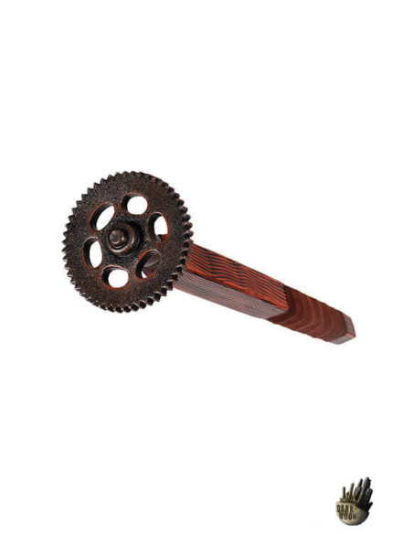 Maça de engrenagens para LARP