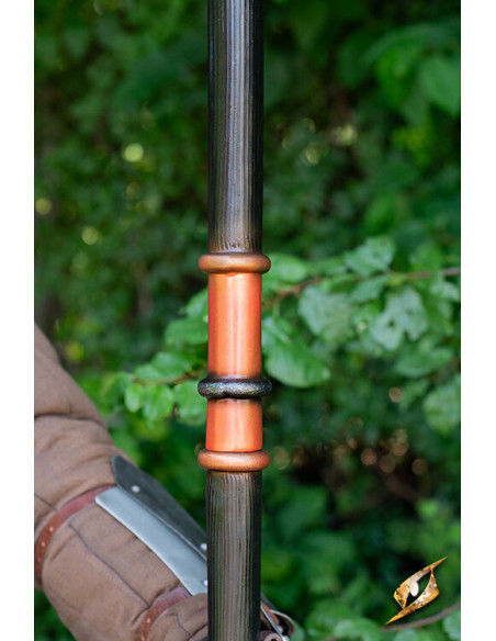 Lança de guerra serrilhada para LARP