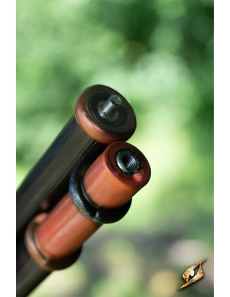 Lança de guerra serrilhada para LARP