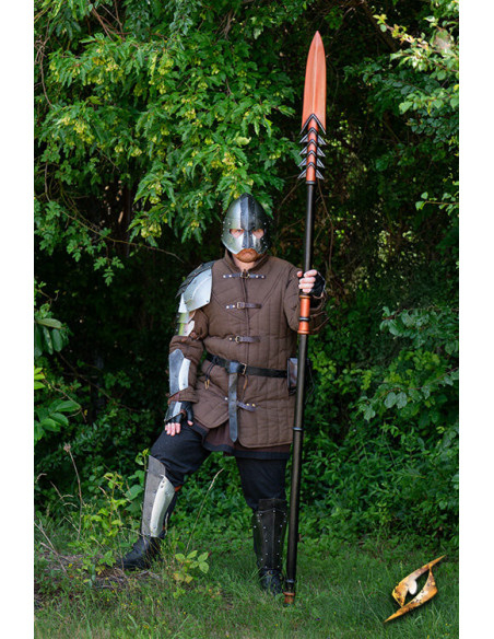 Lança de guerra serrilhada para LARP