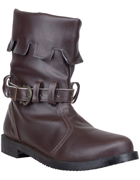 Botas medievais de couro modelo...