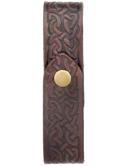 Tahalí medieval em couro para...