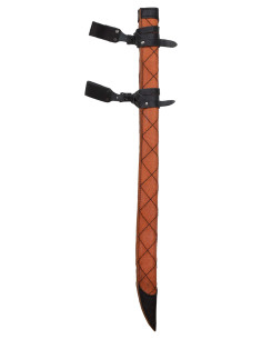Funda de couro para espada modelo Dante, cor marrom 2