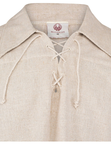 Camisa medieval de linho modelo...