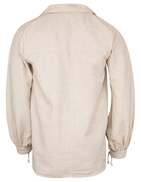 Camisa medieval de linho modelo...