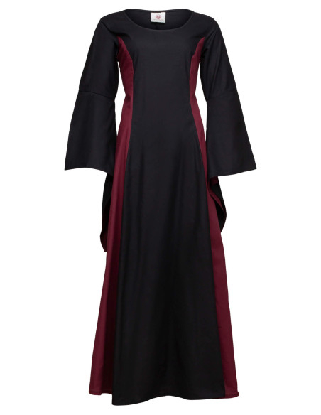 Vestido medieval de algodão, modelo...