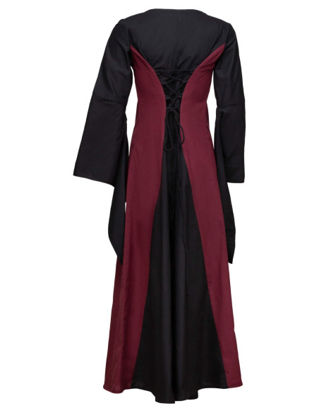 Vestido medieval de algodão, modelo...