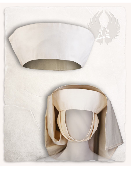 Diadema medieval de algodão modelo...