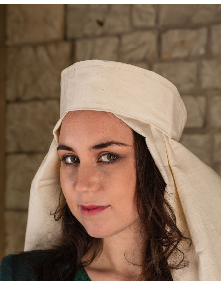 Diadema medieval de algodão modelo...