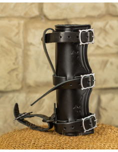 Tahalí medieval em couro para espadas modelo Castagir,... 2