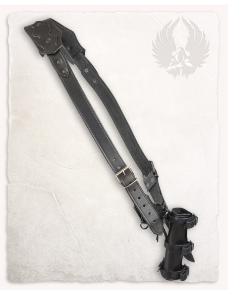 Cinto com bainha em couro modelo...