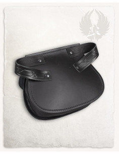 Bolsa medieval de couro modelo Julius, cor preta 2