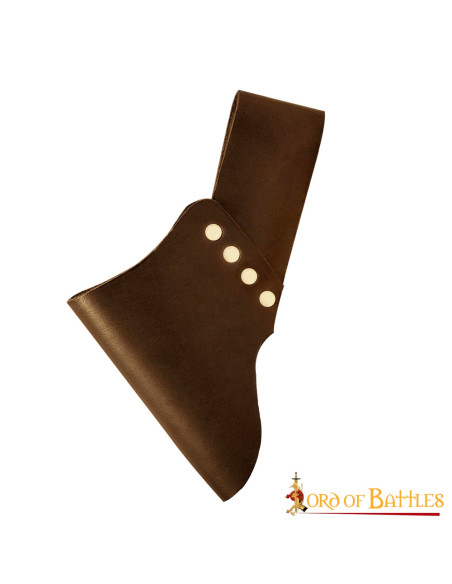 Baldric em couro para espadas e machados