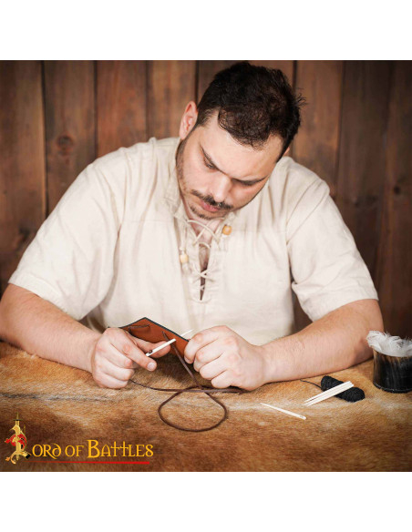 Conjunto de 5 agulhas de osso feitas...