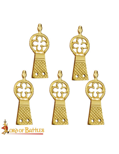 Conjunto de 5 pontas para cinto em...