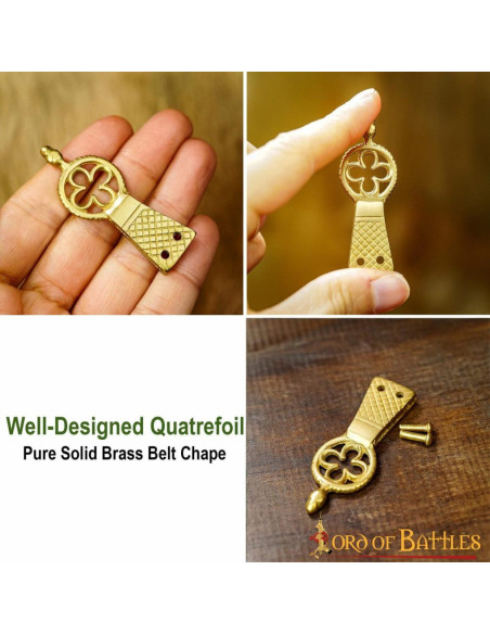 Conjunto de 5 pontas para cinto em...