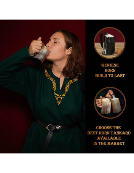 Conjunto de 2 canecas de chifre para...