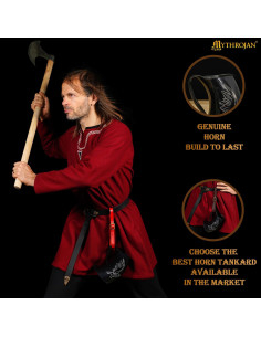 Jarra medieval para beber design cuervo (800 ml.) 2