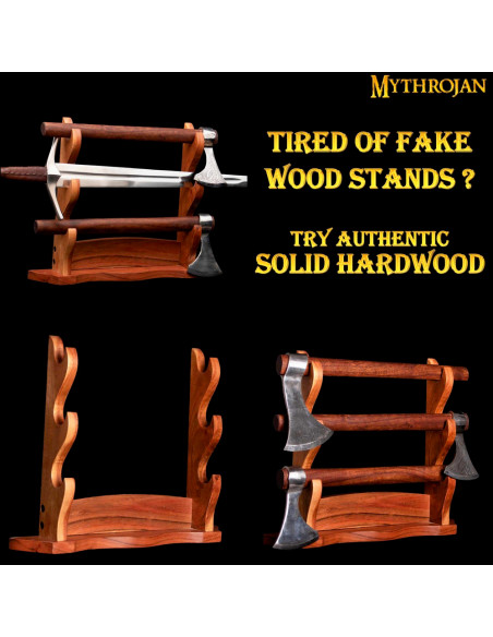 Suporte de mesa de madeira para...