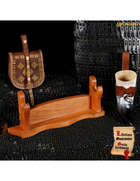 Suporte de mesa de madeira natural...