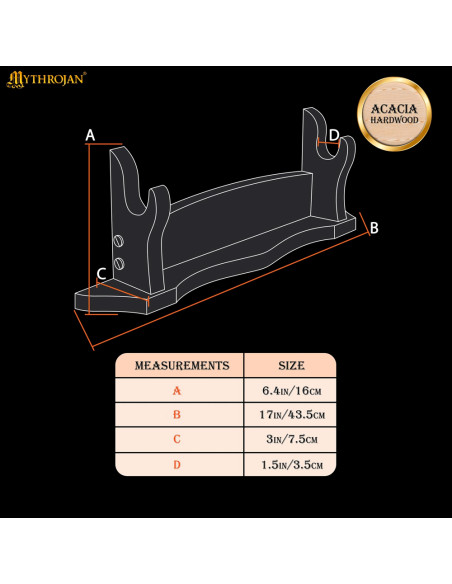 Suporte de secretária em madeira para...